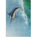 Addison Mayfield Blue AMF147 - 8ft. Round Rug