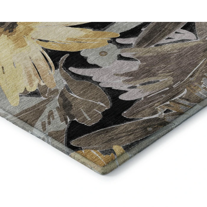 Addison Mayfield Black AMF1481 8ft. x 10ft. Rect. Rug
