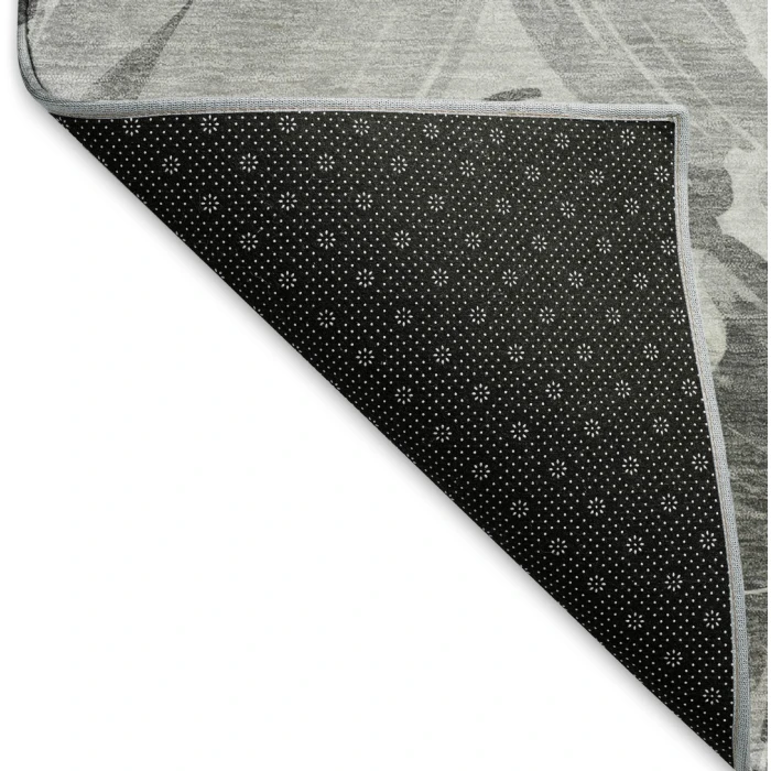 Addison Mayfield Gray AMF1481 - 8ft. Round Rug