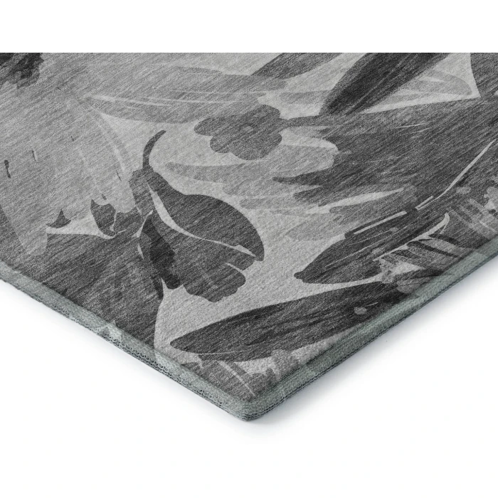 Addison Mayfield Gray AMF1481 - 8ft. Round Rug