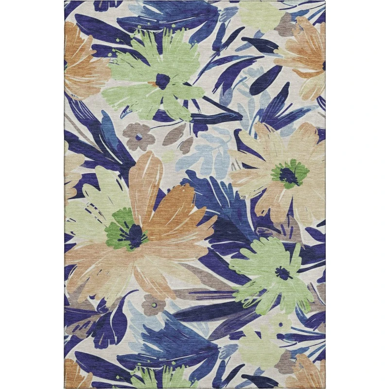 Addison Mayfield Blue AMF1481 2ft. 3in. x 7ft. 6in. Rect. Rug