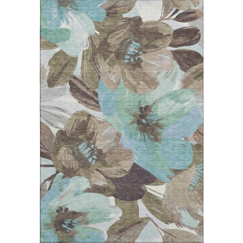 Addison Mayfield Brown AMF1487 - 8ft. Round Rug
