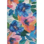 Addison Mayfield Blue AMF1487 - 8ft. Round Rug