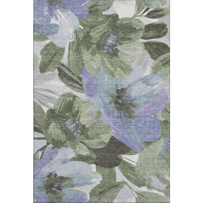 Addison Mayfield Green AMF1487 - 8ft. Round Rug
