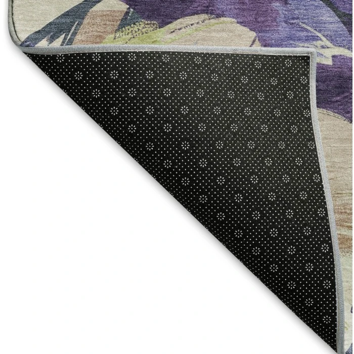 Addison Mayfield Purple AMF1487 - 8ft. Round Rug