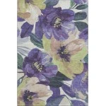 Addison Mayfield Purple AMF1487 - 8ft. Round Rug