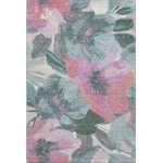 Addison Mayfield Teal AMF1487 - 8ft. Round Rug
