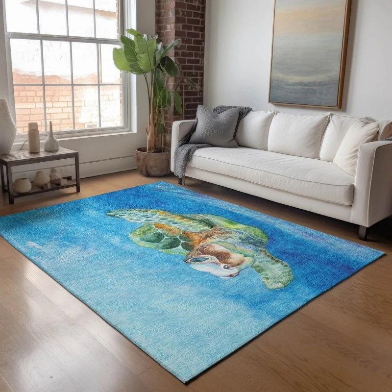 Addison Mayfield Blue AMF148 5ft. x 7ft. 6in. Rect. Rug