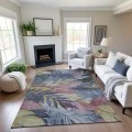 Addison Mayfield Blue AMF1493 - 8ft. Round Rug