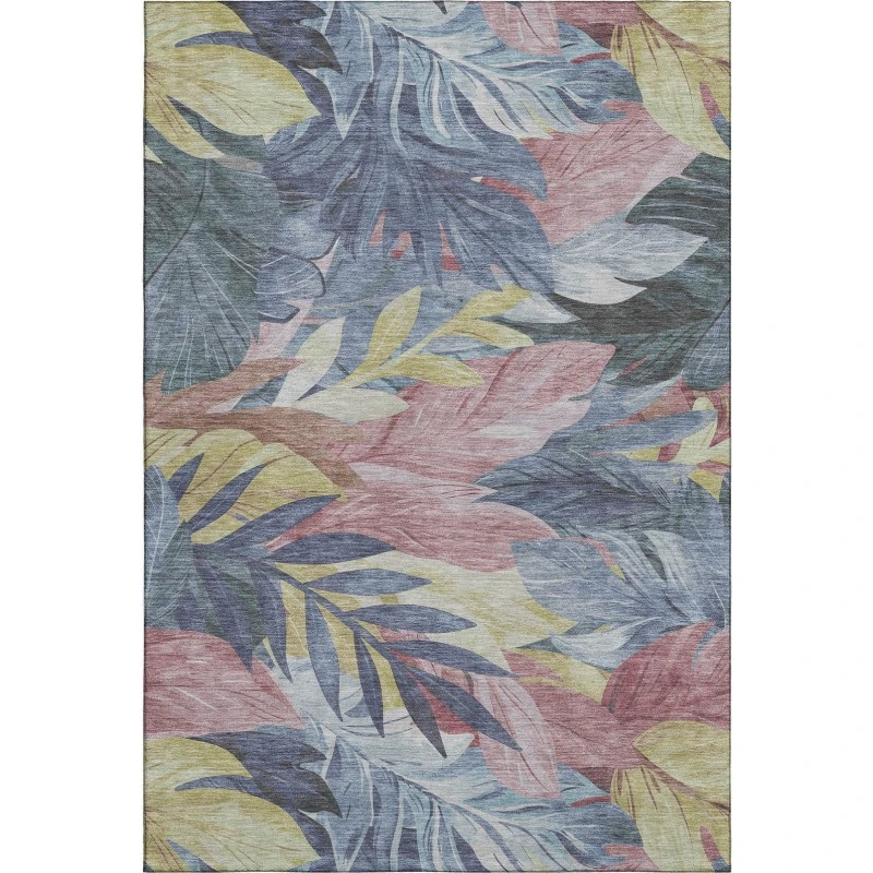 Addison Mayfield Blue AMF1493 - 8ft. Round Rug