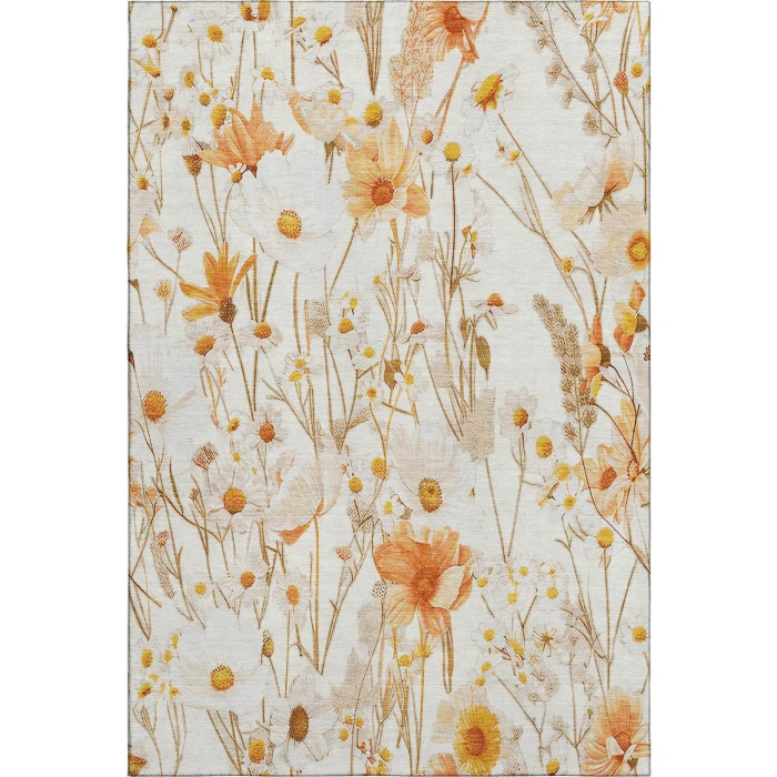 Addison Mayfield Ivory AMF1500 - 8ft. Round Rug