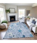 Addison Mayfield Blue AMF1500 - 8ft. Round Rug
