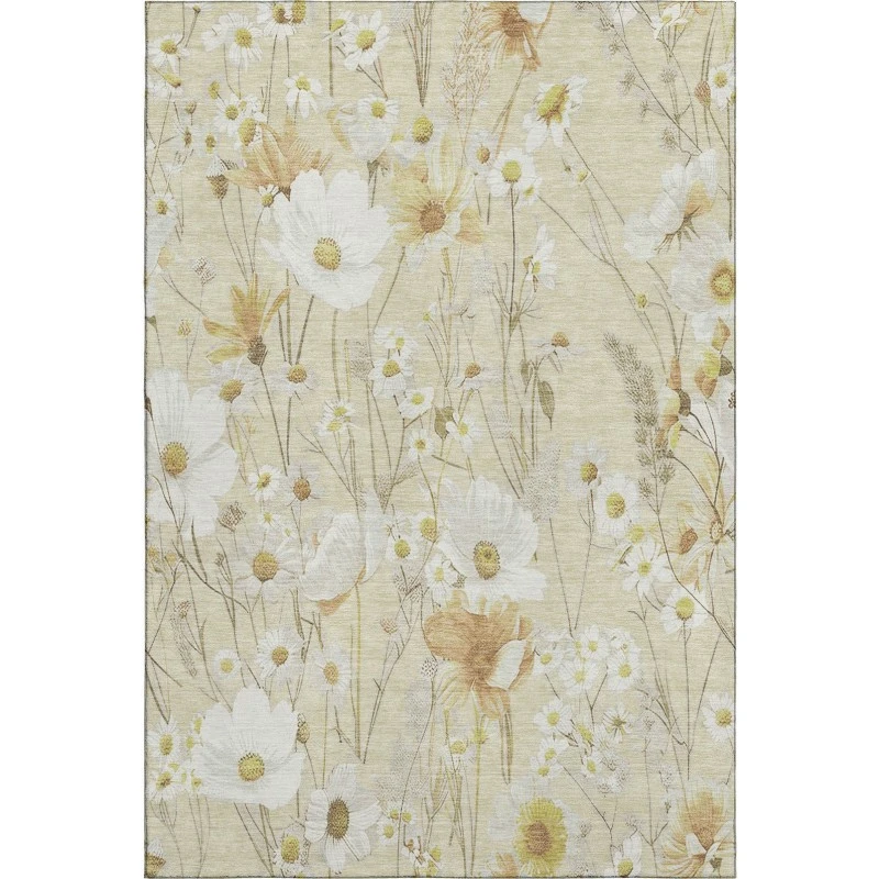 Addison Mayfield Gold AMF1500 2ft. 3in. x 7ft. 6in. Rect. Rug