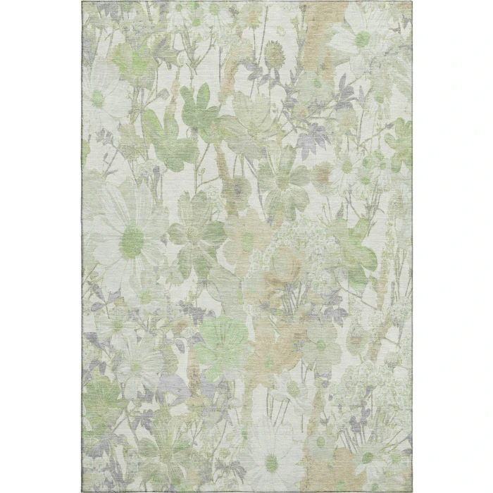 Addison Mayfield Green AMF1506 - 8ft. Round Rug