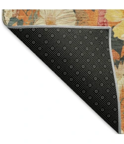 Addison Mayfield Orange AMF1506 - 8ft. Round Rug
