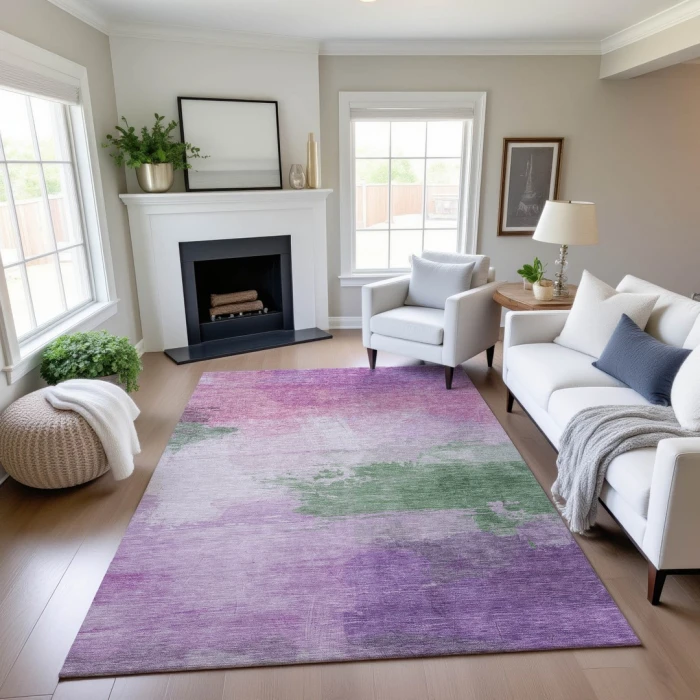 Addison Mayfield Purple AMF1517 9ft. x 12ft. Rect. Rug