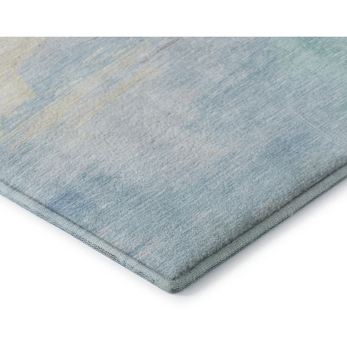 Addison Mayfield Blue AMF1517 - 8ft. Round Rug