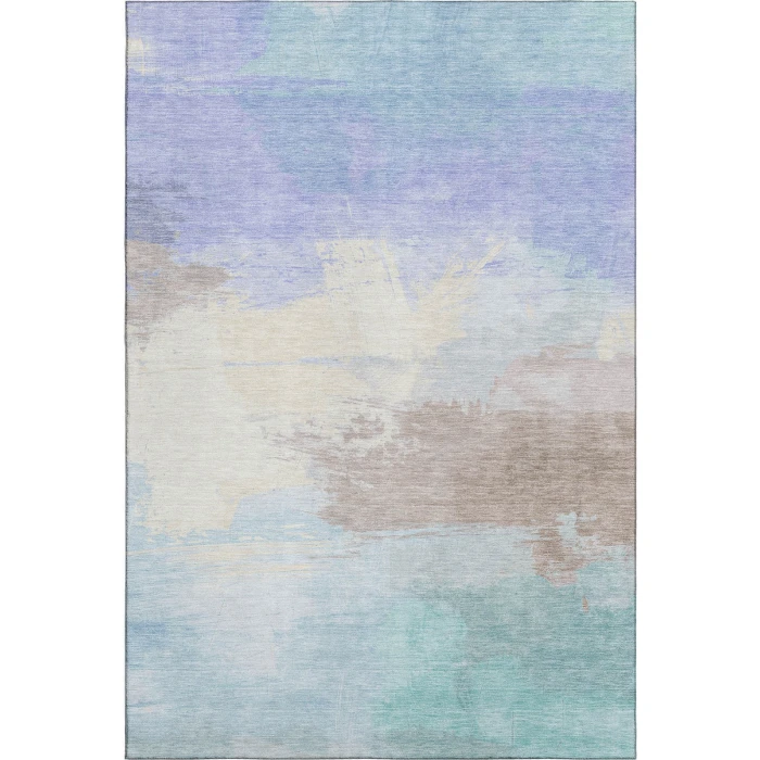 Addison Mayfield Blue AMF1517 - 8ft. Round Rug