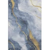 Addison Mayfield Blue AMF1529 - 8ft. Round Rug
