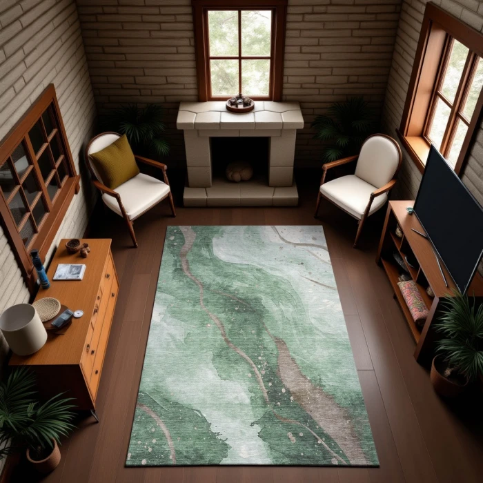 Addison Mayfield Green AMF1529 8ft. x 10ft. Rect. Rug