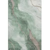 Addison Mayfield Green AMF1529 - 8ft. Round Rug
