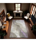 Addison Mayfield Brown AMF1529 - 8ft. Round Rug