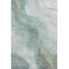 Addison Mayfield Teal AMF1529 - 8ft. Round Rug