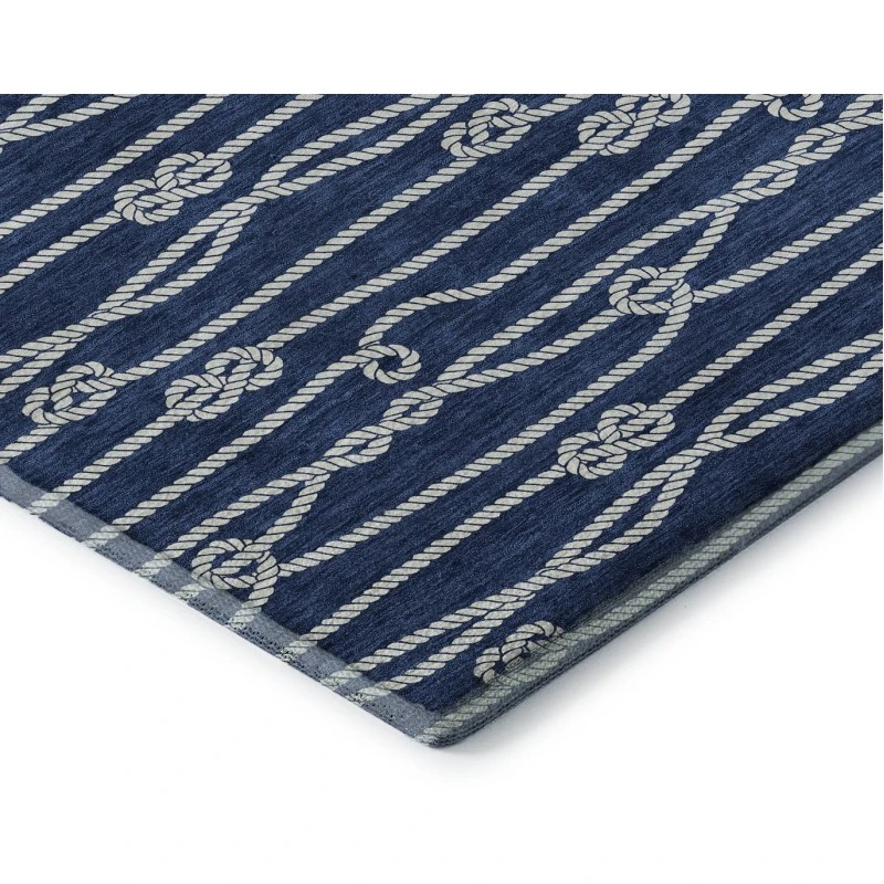 Addison Mayfield Blue AMF152 - 8ft. Round Rug