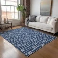 Addison Mayfield Blue AMF152 - 8ft. Round Rug