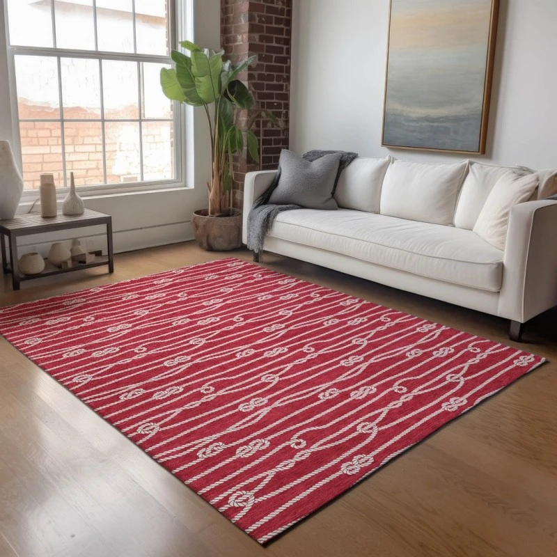 Addison Mayfield Red AMF152 2ft. 3in. x 7ft. 6in. Rect. Rug