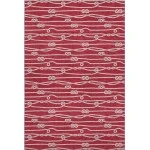 Addison Mayfield Red AMF152 - 8ft. Round Rug