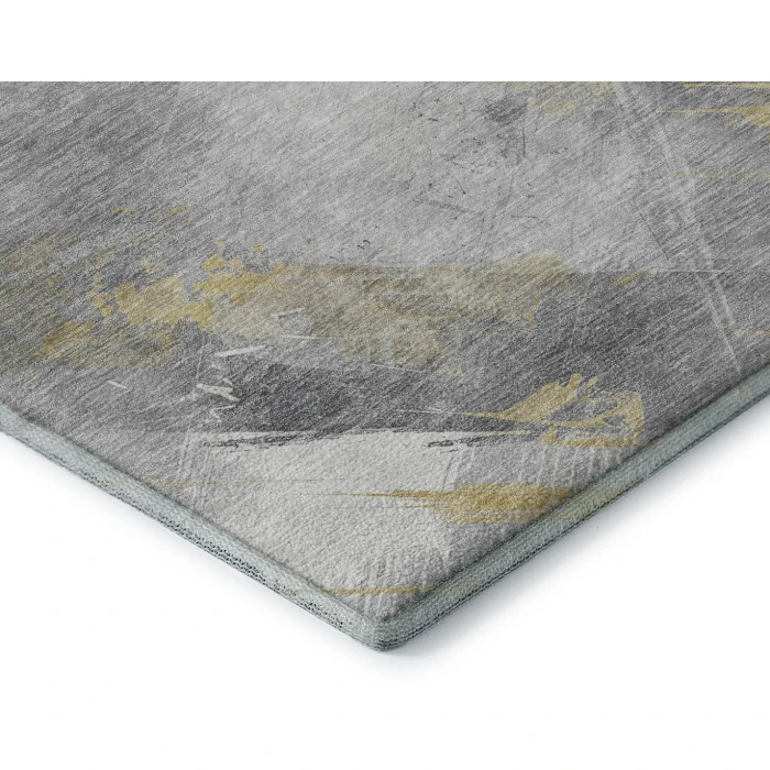 Addison Mayfield Gold AMF1535 - 8ft. Round Rug