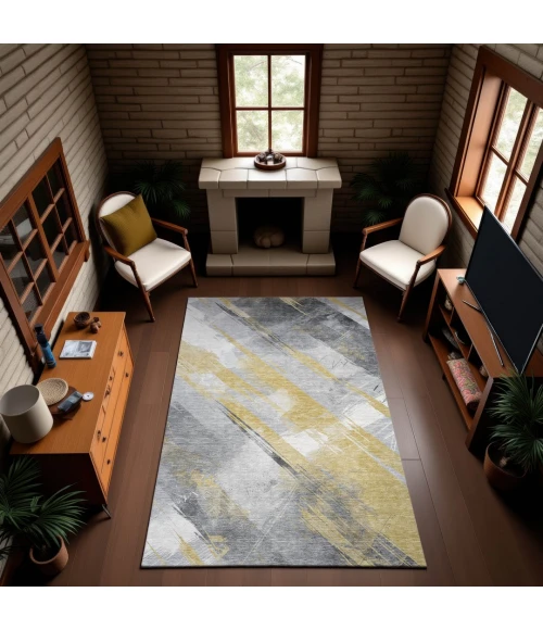 Addison Mayfield Gold AMF1535 8ft. x 10ft. Rect. Rug