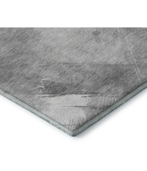 Addison Mayfield Gray AMF1535 - 8ft. Round Rug