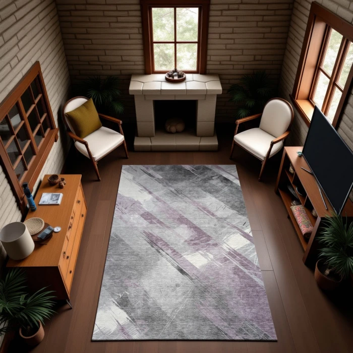 Addison Mayfield Purple AMF1535 5ft. x 7ft. 6in. Rect. Rug