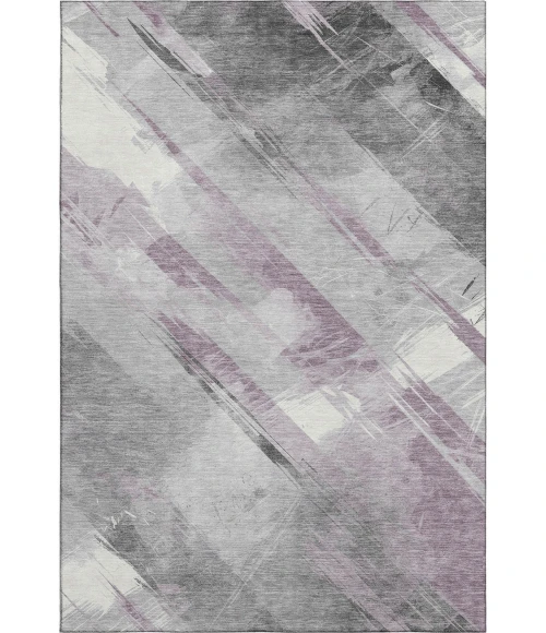 Addison Mayfield Purple AMF1535 - 8ft. Round Rug