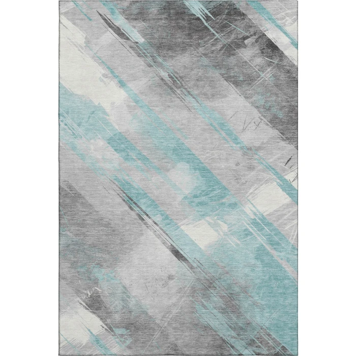Addison Mayfield Teal AMF1535 5ft. x 7ft. 6in. Rect. Rug