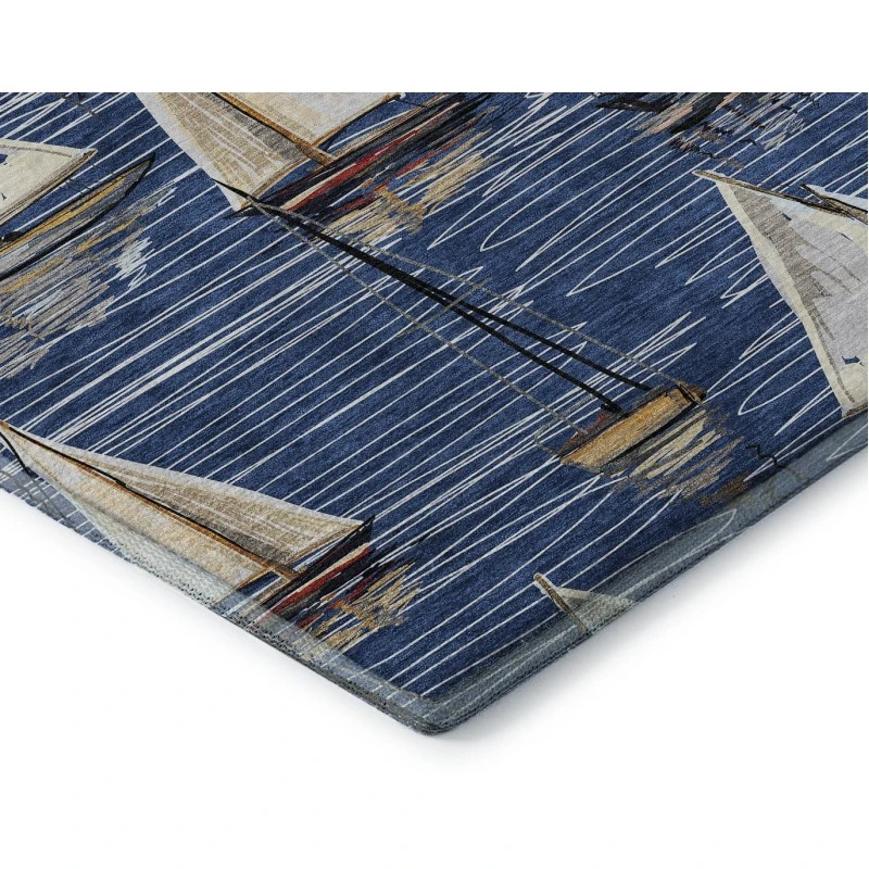 Addison Mayfield Blue AMF153 5ft. x 7ft. 6in. Rect. Rug