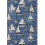 Addison Mayfield Blue AMF153 5ft. x 7ft. 6in. Rect. Rug