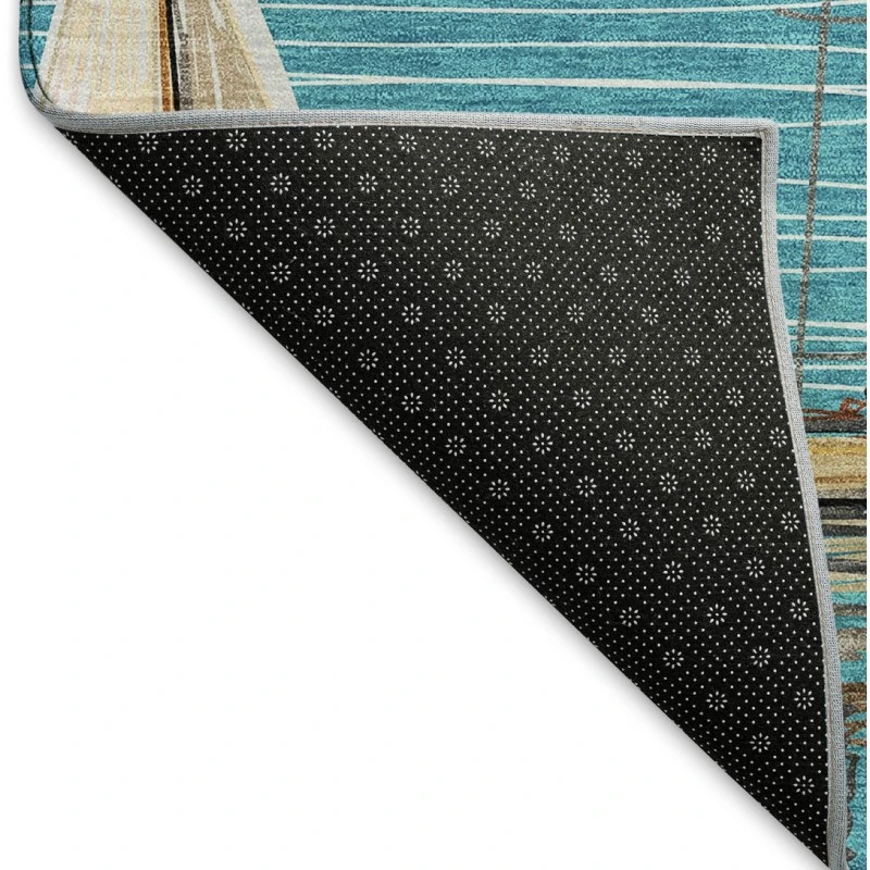 Addison Mayfield Teal AMF153 2ft. 3in. x 7ft. 6in. Rect. Rug