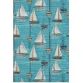 Addison Mayfield Teal AMF153 2ft. 3in. x 7ft. 6in. Rect. Rug