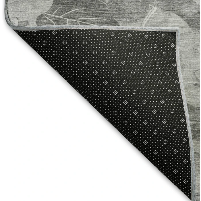 Addison Mayfield Gray AMF1542 - 8ft. Round Rug