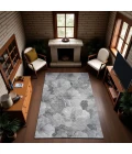 Addison Mayfield Gray AMF1542 - 8ft. Round Rug