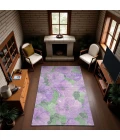 Addison Mayfield Purple AMF1542 - 8ft. Round Rug