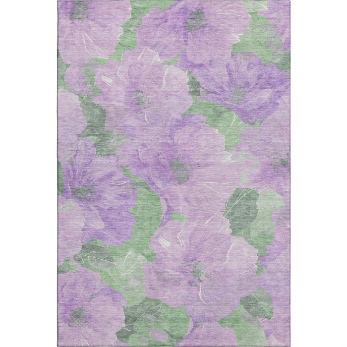 Addison Mayfield Purple AMF1542 - 8ft. Round Rug