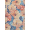 Addison Mayfield Orange AMF1542 - 8ft. Round Rug