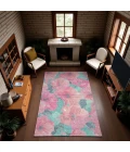 Addison Mayfield Pink AMF1542 - 8ft. Round Rug