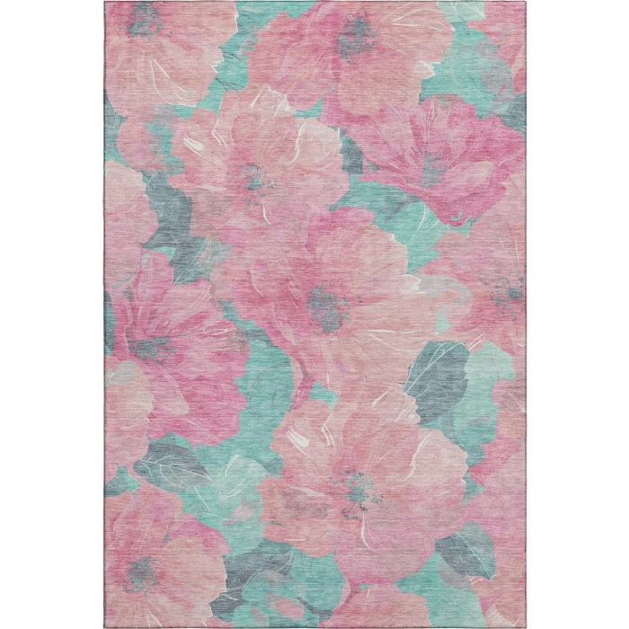 Addison Mayfield Pink AMF1542 - 8ft. Round Rug