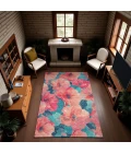 Addison Mayfield Orange AMF1542 - 8ft. Round Rug