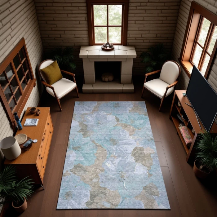 Addison Mayfield Blue AMF1542 8ft. x 10ft. Rect. Rug
